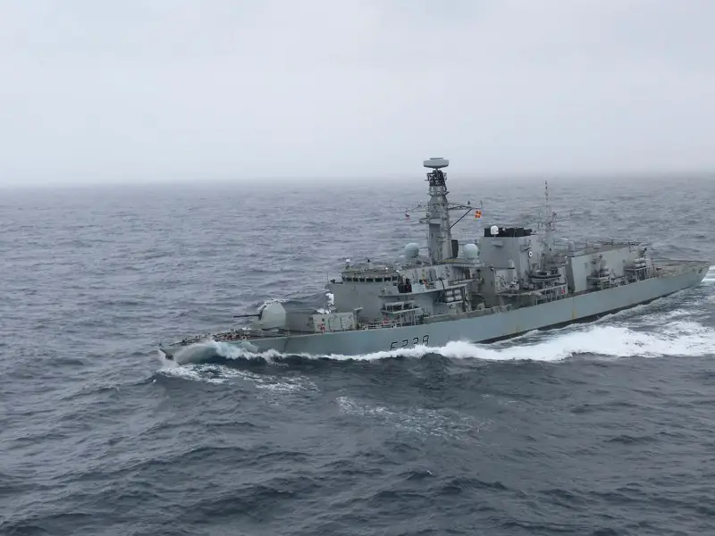 Royal Navy Frigate HMS Northumberland Leads NATO Task Group in the High North