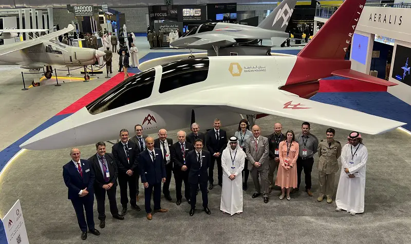 The AERALIS unveiling two full-scale replicas of the company’s innovative modular jet at DIMDEX 2022.