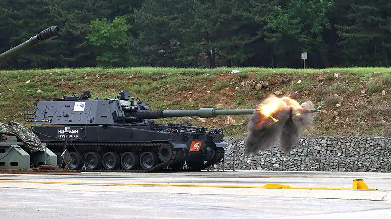 Australian Army Tests AS9 Huntsman Self-propelled Howitzer (SPH) in South Korea