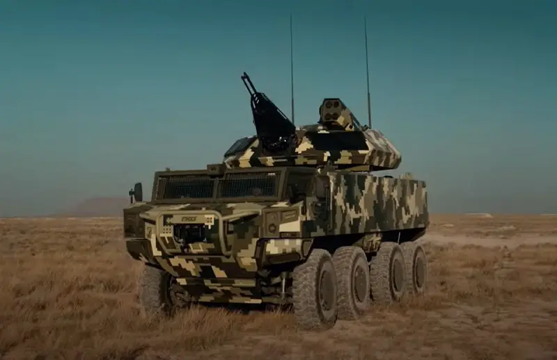 PARS SCOUT 8×8 with BURC Mobile Air Defense System
