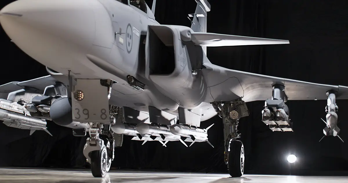 L3Harris Missile Eject Launchers on Saab Gripen E fighter to Increase Firepower