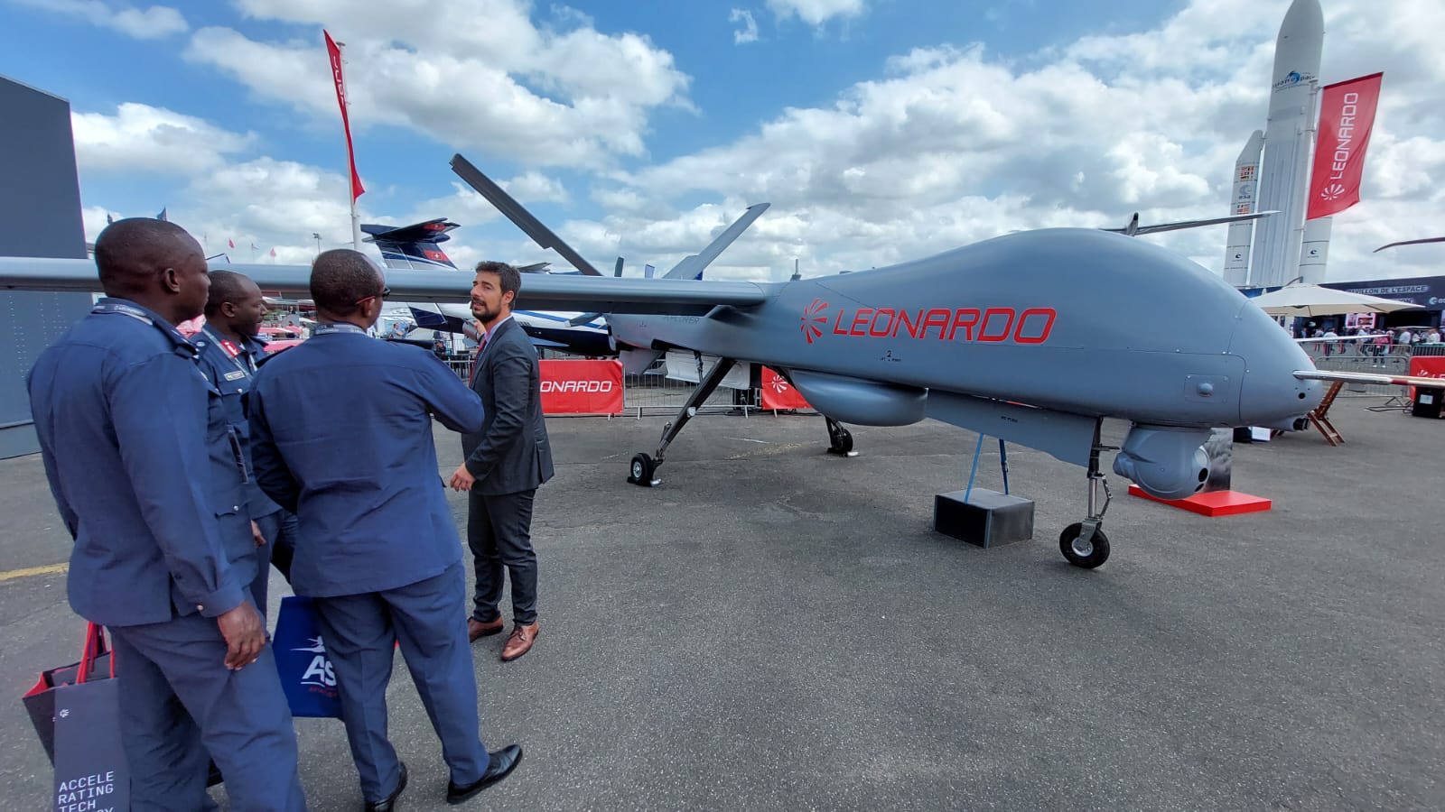 Leonardo Unveils Falco Xplorer Unmanned Aircraft System Armed with MBDA Missiles