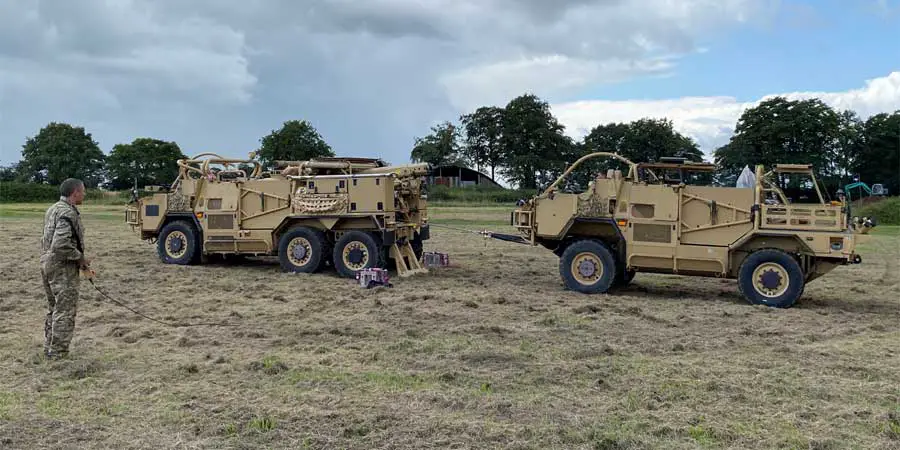 NP Aerospace and Supacat Hand-Over Lightweight Recovery Vehicles (LWRV) to British Army