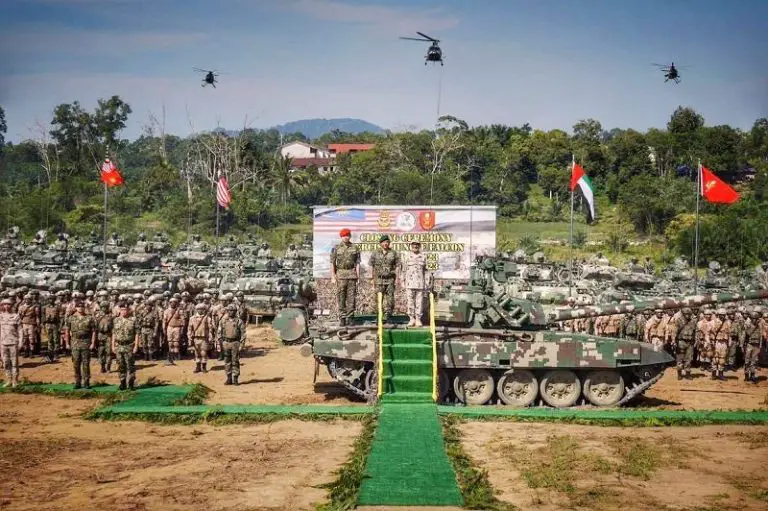 Malaysian Army and United Arab Emirates Land Forces Concluded Exercise Jungle Falcon