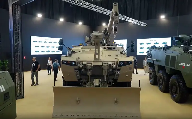 Otokar Debuts Its ARMA II 8×8 Mobile Repair and Recovery Vehicle Variant