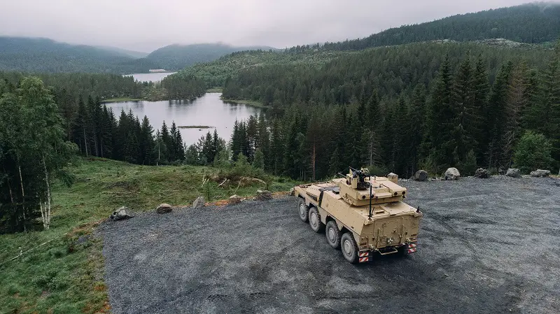 The RT60-Boxer Infantry Fighting Vehicle (IFV) with the KONGSBERG PROTECTOR RT60 remote turret family. (Photo by KONGSBERG)
