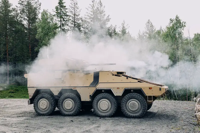 The RT60-Boxer Infantry Fighting Vehicle (IFV) with the  KONGSBERG PROTECTOR RT60 remote turret family. (Photo by KONGSBERG)