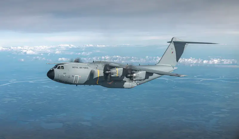 Royal Air Force Brize Norton A400M Atlas Aircraft Flies Non-Stop from UK to Guam