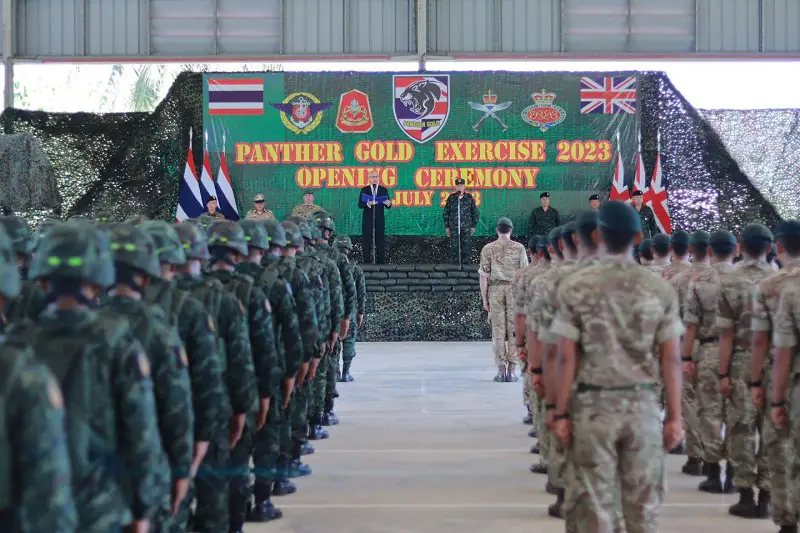 Royal Thai Army and British Army Conduct Exercise Panther Gold 2023