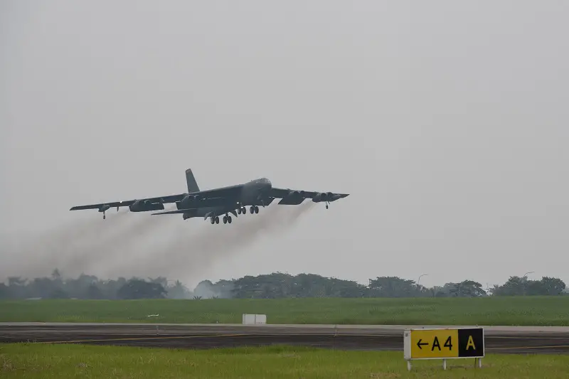 US Air Force B-52 Stratofortress Strategic Bomber Deployment Concludes in Indonesia