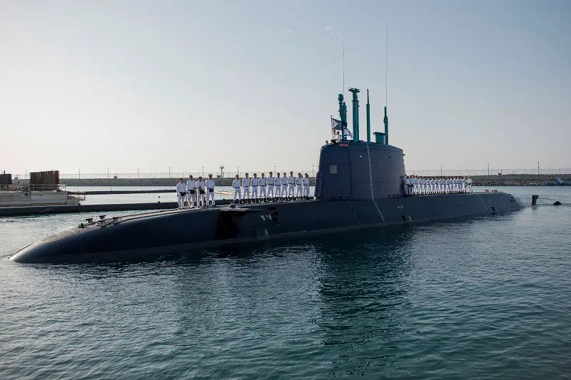 Israeli Navy Dolphin 2-class submarine INS Tanin
