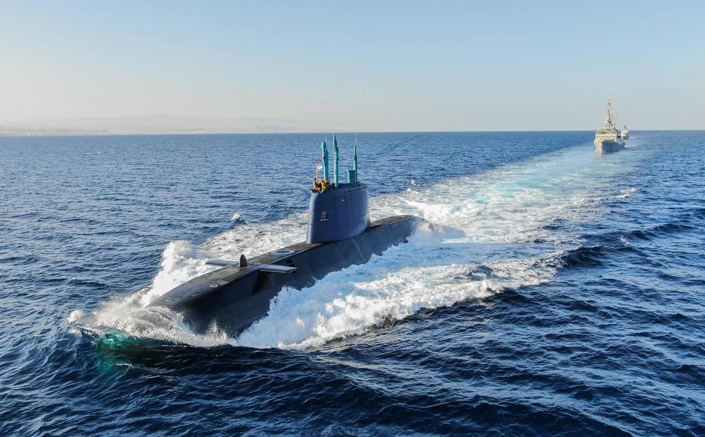 Israeli Navy Dolphin 2-class submarine INS Tanin