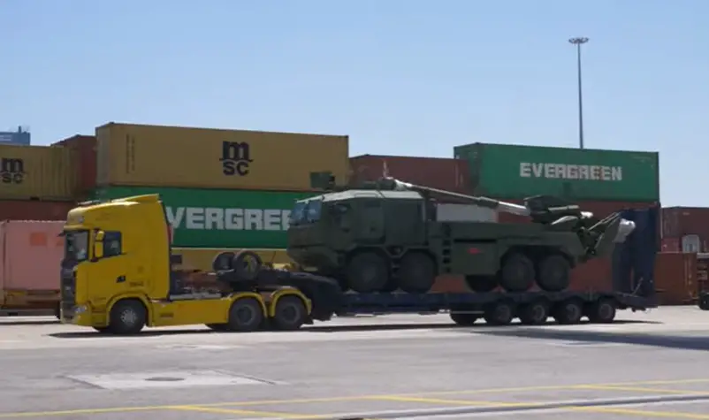 Denmark Receives First ATMOS Self-propelled Howitzer and PULS Artillery System