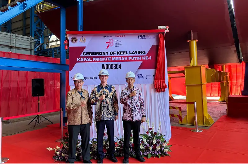 Babcock International and Indonesian-partner PT PAL have celebrated the keel laying ceremony for the first two new frigates for the Indonesian Navy, which are based on Babcock’s Arrowhead 140 design.
