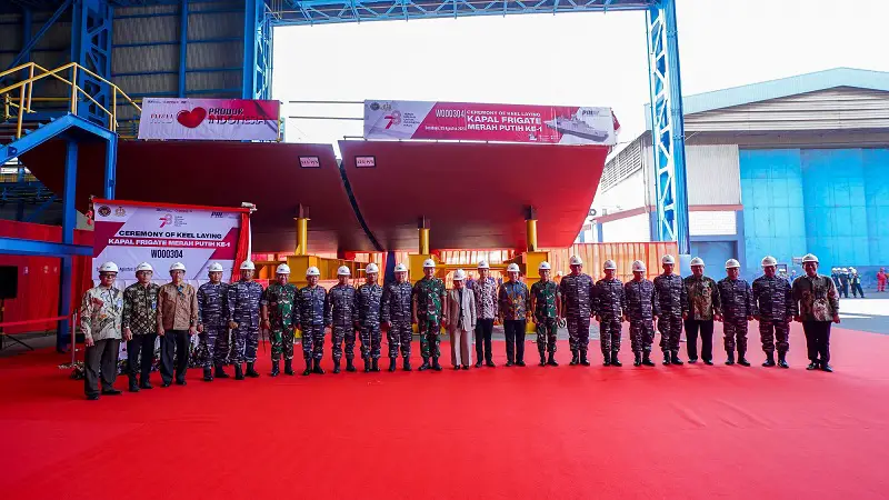Babcock and Indonesian Navy Celebrate Keel Laying for Red White Frigate