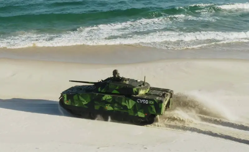 BAE Systems Demonstrates CV90 Infantry Fighting Vehicle to Brazilian Army
