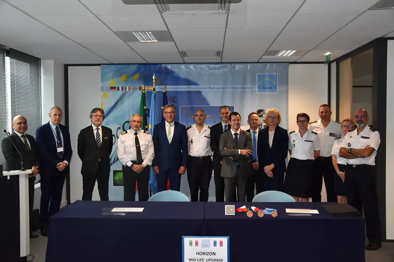 OCCAR, NAVIRIS and EUROSAM sign Mid-Life Upgrade Contract  French & Italian HORIZON Air Defence Frigates