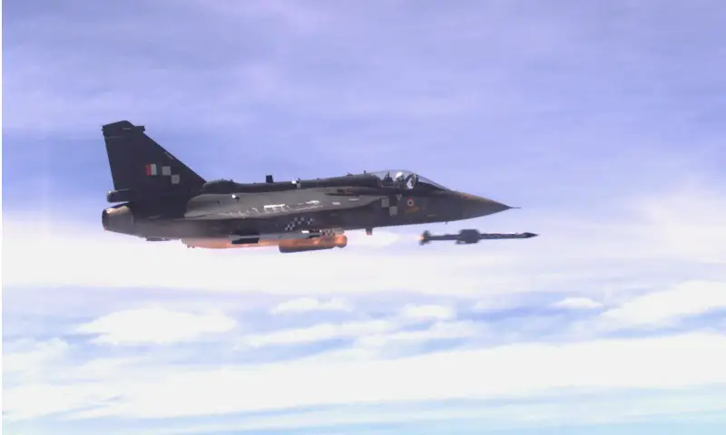Indian Air Force Tejas Fighter Test-Fires Astra Beyond Visual Range Air-to-Air Missile