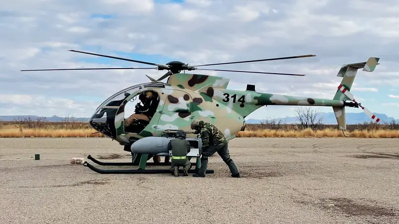 Cayuse Warrior Plus Attack/Scout helicopter