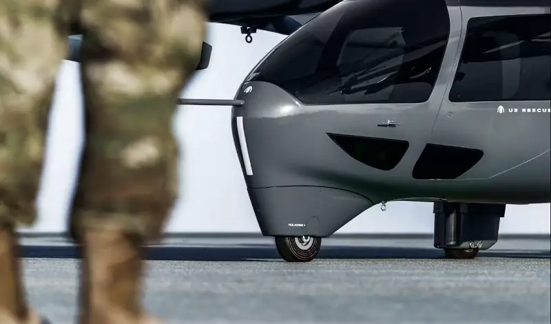 Archer’s Midnight electric vertical takeoff and landing (eVTOL) aircraft.
