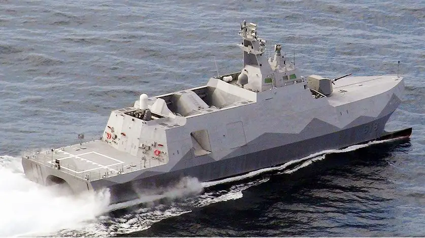 60.4M Missile Corvette built by Lungteh in Taiwan featuring quad MJP 850 CSU waterjets.