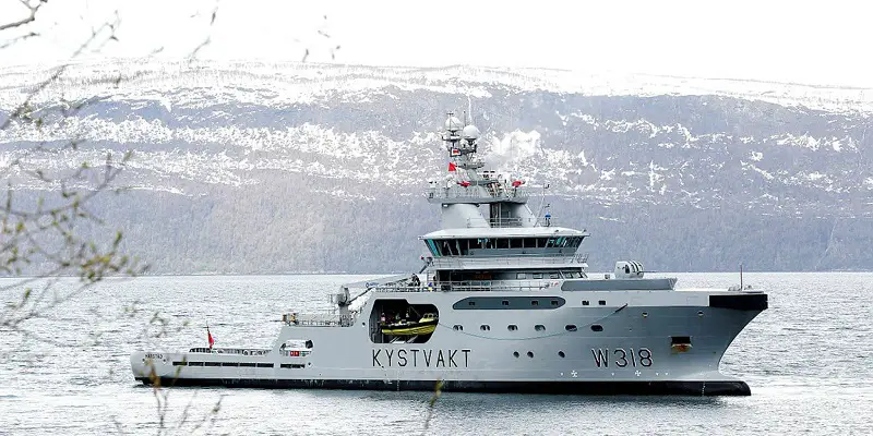 Norwegian Coast Guard offshore patrol vesse NoCGV Harstad