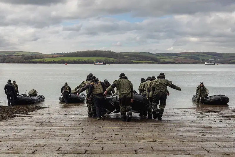 Royal Marines Train Ukrainians in the Art of  Amphibious Operations
