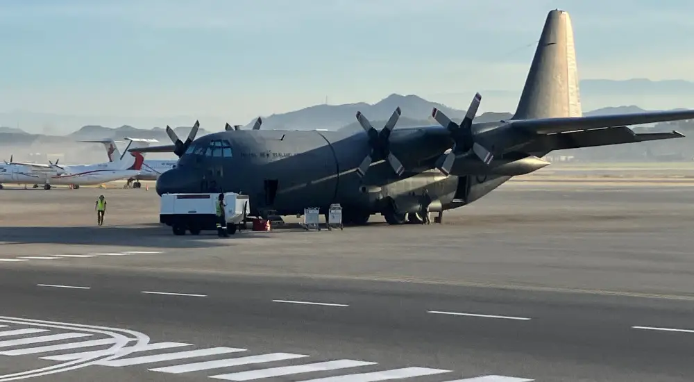 Royal New Zealand Air Force C-130 Hercules Sends Aid to Bougainville After Volcanic Eruption