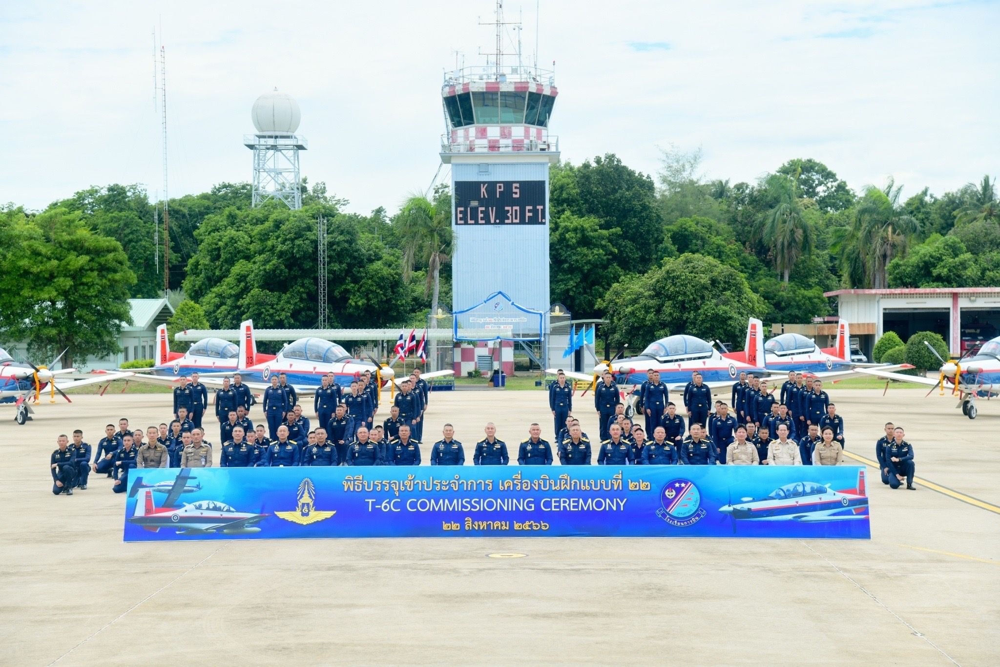 Royal Thai Air Force Enhances Training Fleet with Commissioning of Beechcraft T-6C Texan II Aircrafts