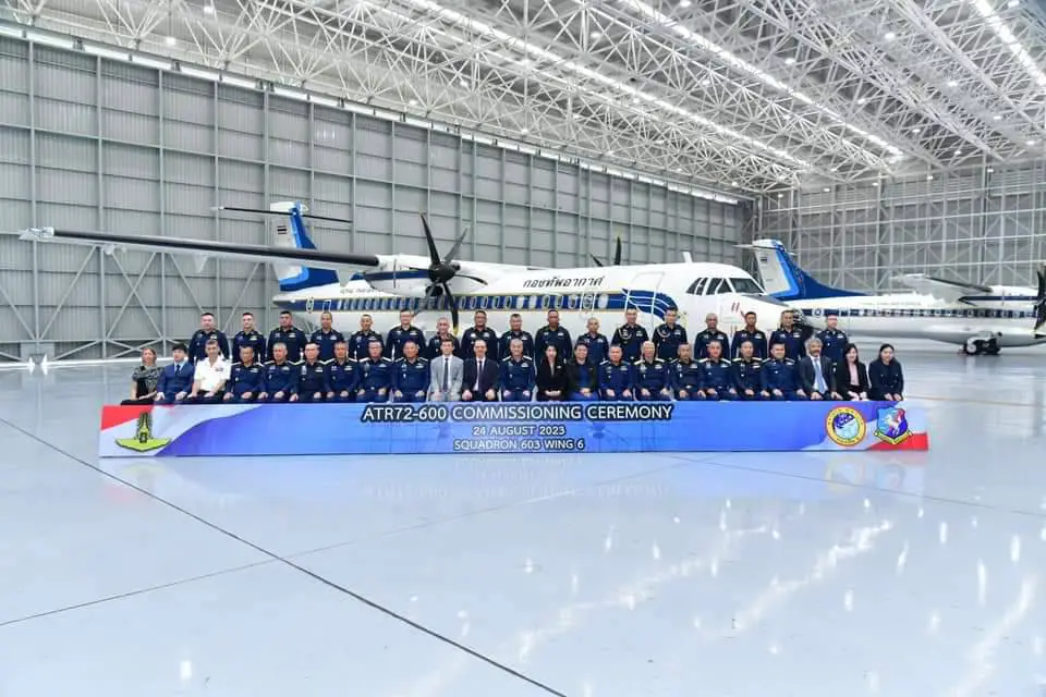 Royal Thai Air Force Inducts New ATR 72-600 Twin-engine Turboprop Aircraft Into Service