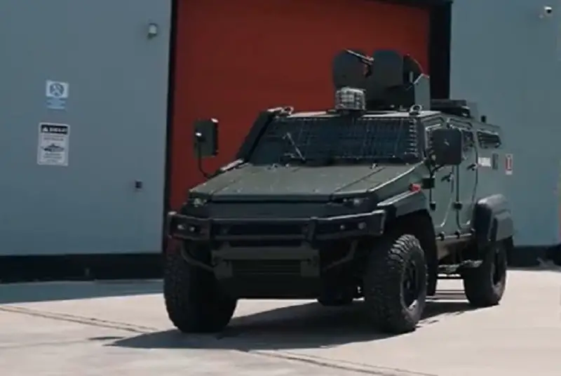 URAL 4x4 Armored Personnel Carrier with Open Turret System
