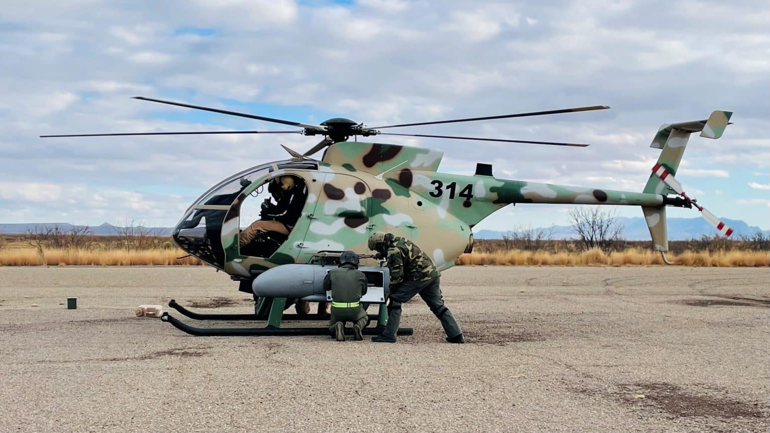 MD 530F Cayuse Warrior light attack and reconnaissance helicopter