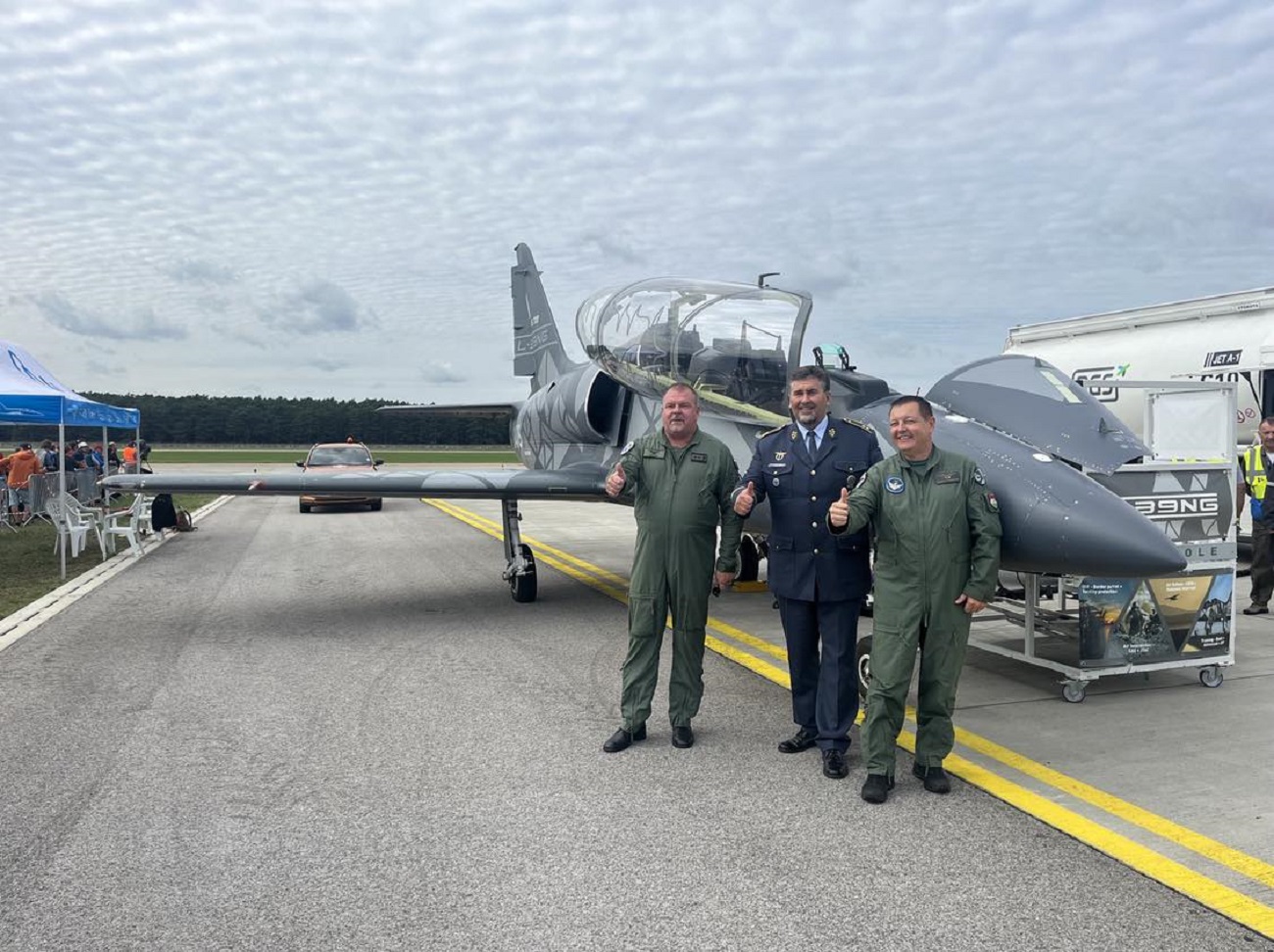 Commander of Slovak Air Force Visited Production of L-39NG Advanced Jet Trainer