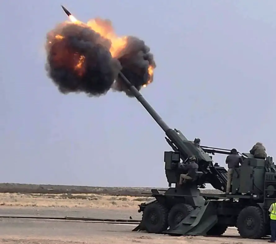 Denel’s T5-52 155mm Self-Propelled Howitzer 