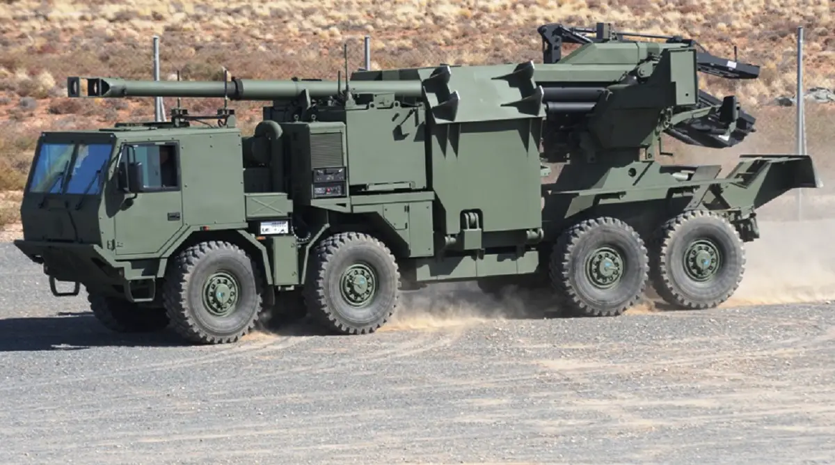 Denel’s T5-52 155mm Self-Propelled Howitzer Achieved More Than 60 Km Range