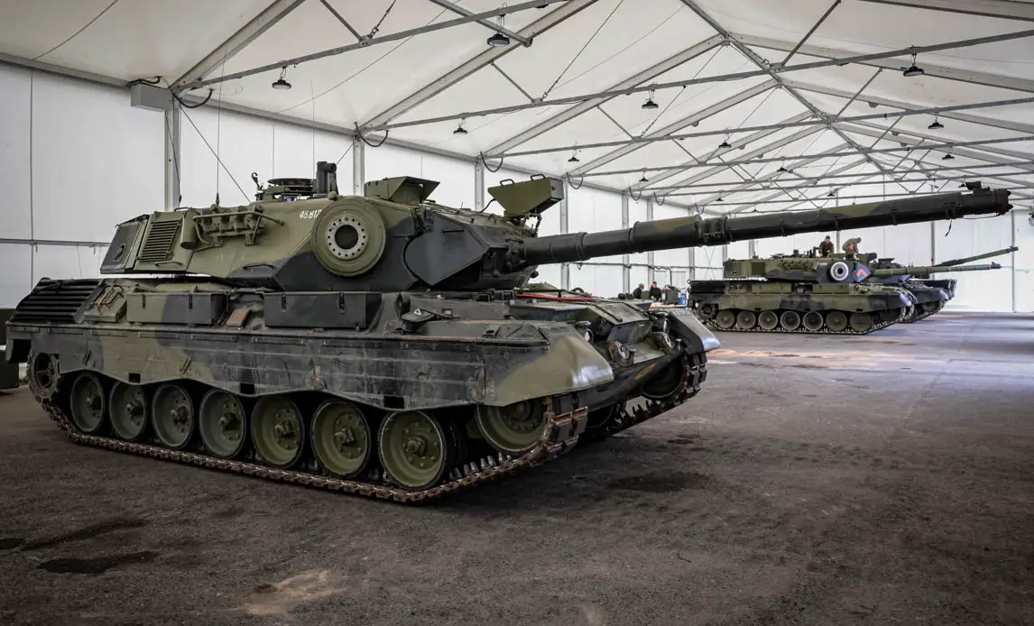 Denmark Delivers First Batch of Leopard 1A5 Main Battle Tanks to Ukraine