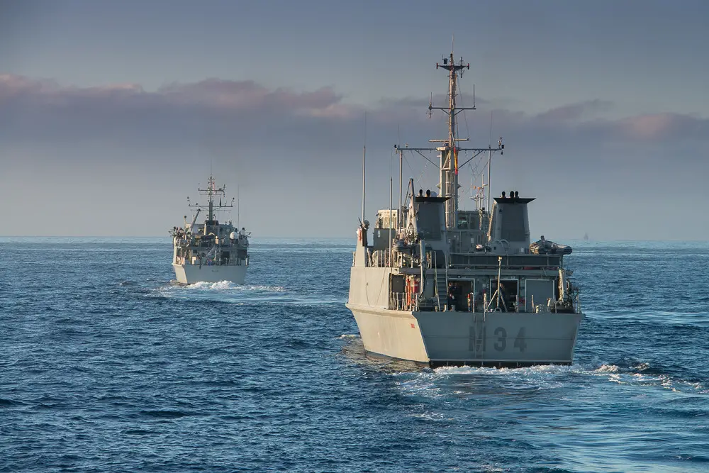 Exail Delivers Marins M3 Inertial Navigation Systems to Spanish Navy Turia M34 Minehunter