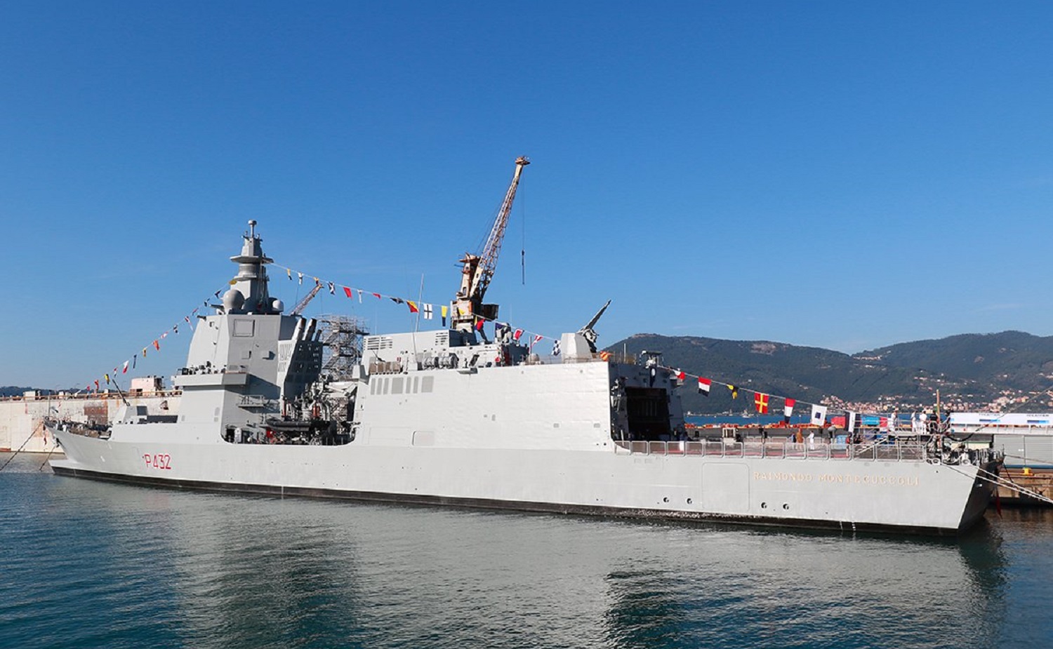 Fincantieri Delivers Third Offshore Patrol Ship PPA Raimondo Montecuccoli to Italian Navy