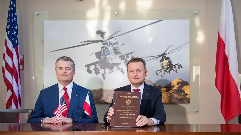 The Polish Ministry of Defense have signed an offset agreement with Lockheed Martin - the company producing certain components of the Apache, 