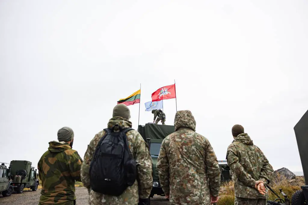 The Norwegian air-defence battalion and the LAF practised integrating the two countries' NASAMS III and operating together.