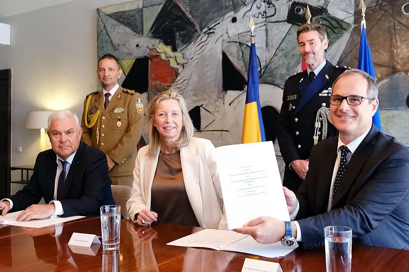 Letter Of Intent Signing For F-16 European Training Center. (Photo by Dutch Ministry of Defence)