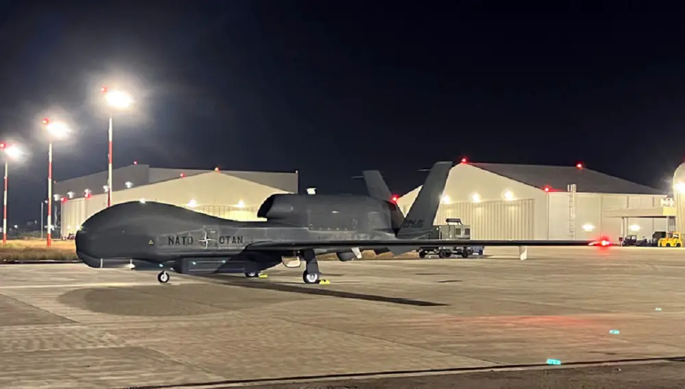 NATO RQ-4D Surveillance Drone Conducts First Mission Over Finland