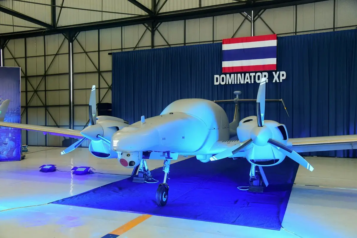 Royal Thai Air Force Aeronautics Dominator XP Medium-Altitude, Long-Endurance (MALE) Unmanned Aircraft Vehicle (UAV)