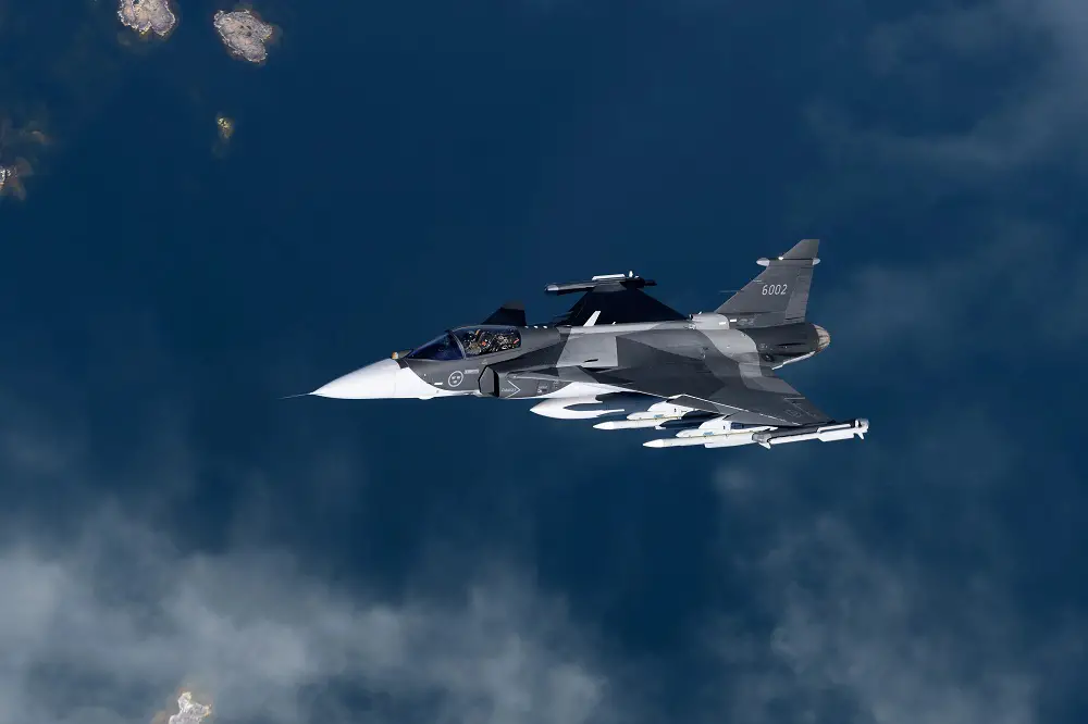 Saab Receives Order for Additional Functionality for Gripen E Multirole Fighter Aircrafts