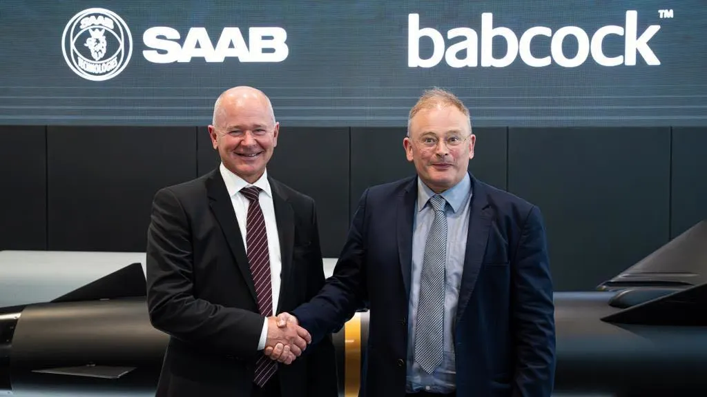 Saab Signs Strategic Cooperation Agreement with Babcock International Group