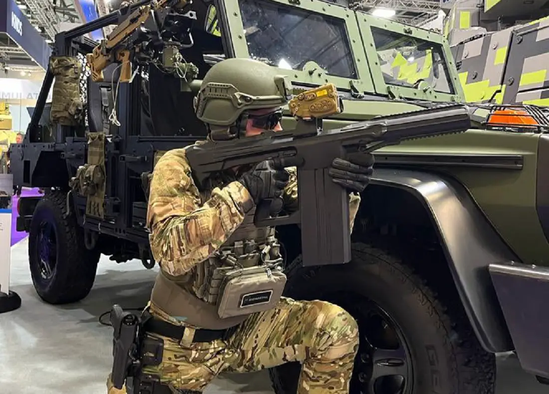 Rheinmetall Presents SSW40 40mm Automatic Grenade Launcher (AGL) at DSEI 2023