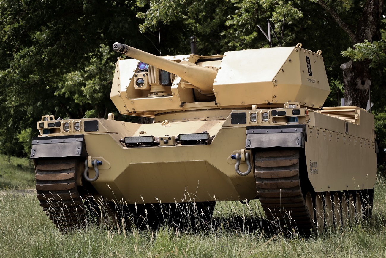 Type-X RCV Robotic Combat Vehicle Equipped with A Mixed Reality Situational Awareness System