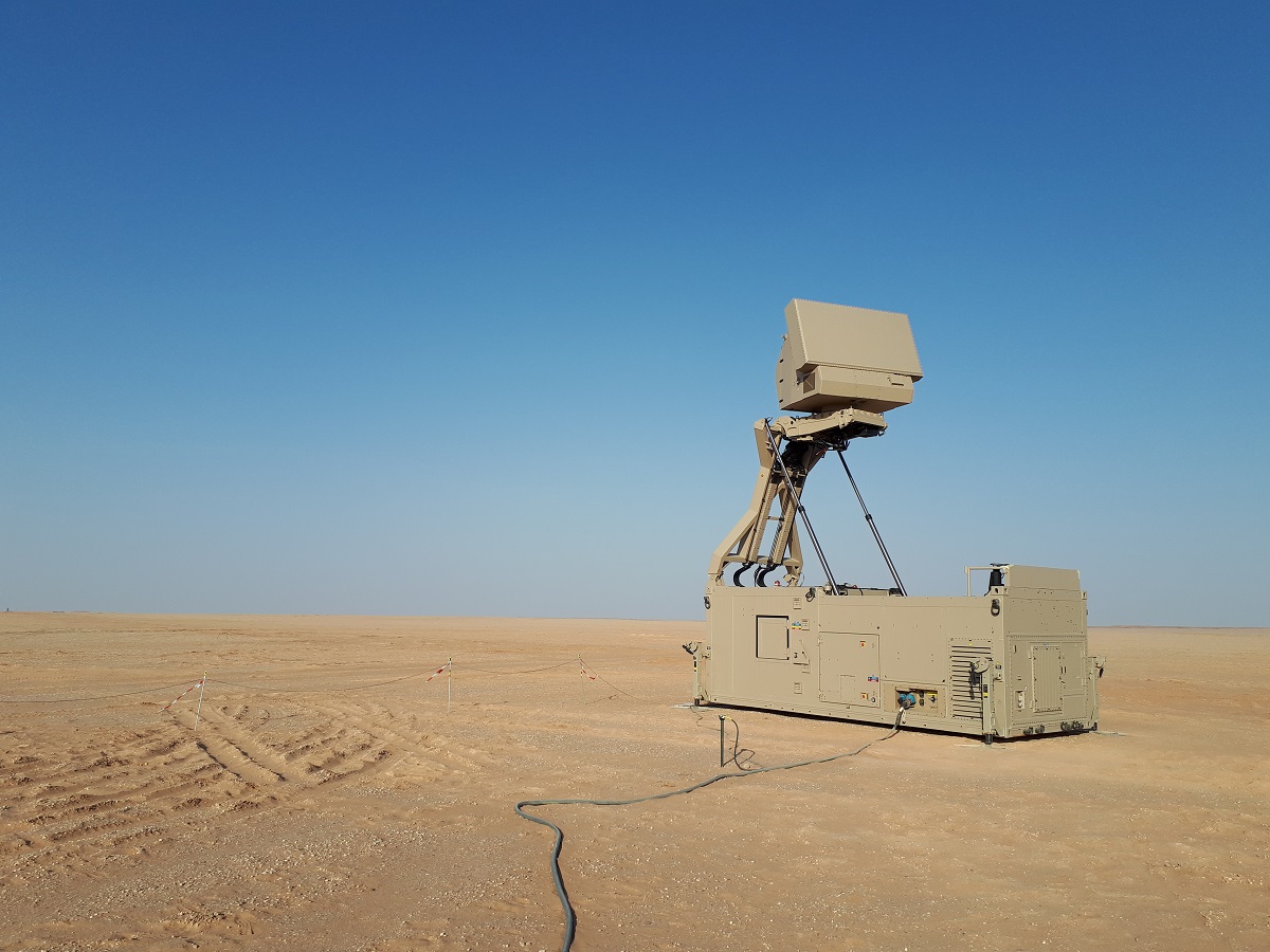 Thales Ground Master 200 (GM 200) medium range AESA 3D radar