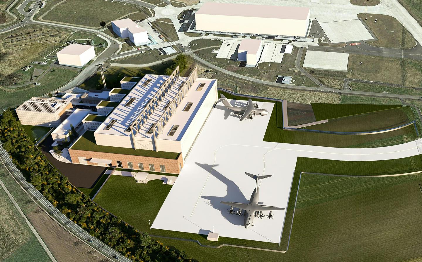 Airbus Breaks Ground on A400M Maintenance Center in Wunstorf,  Germany