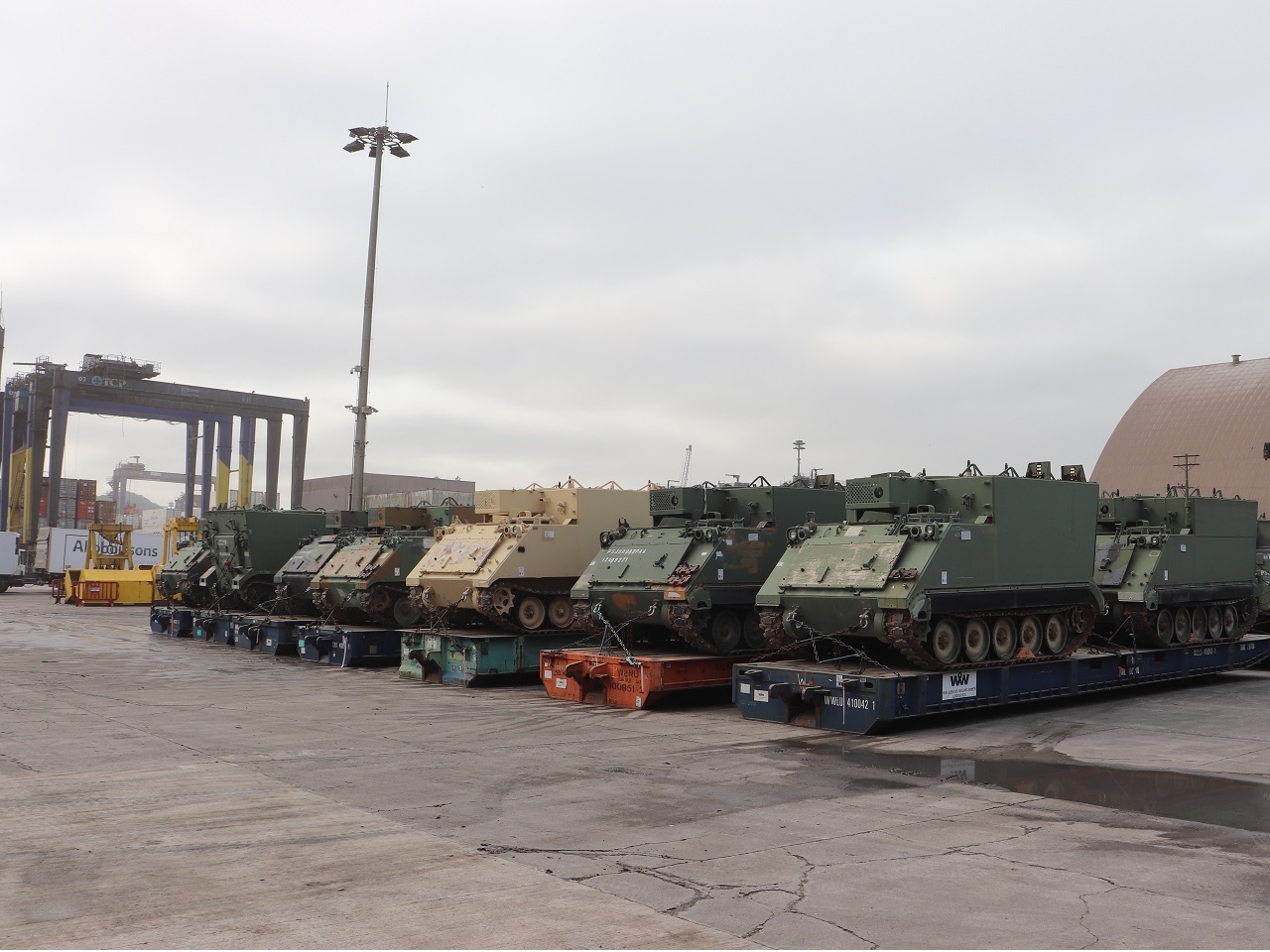 Brazilian Army Receives 30 M577 A2 Armored Command Post Vehicles from US